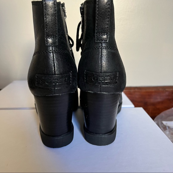 NWT Sorel Joan Uptown Waterproof Leather Ankle Bootie - Picture 10 of 14